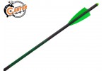 Стрела арбалетная карбоновая Centershot Toxic Carbon 20" Half Moon Nock