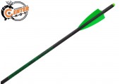 Стрела арбалетная карбоновая Centershot Toxic Carbon 20" Half Moon Nock