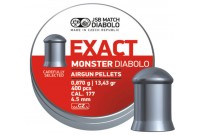 Пули для пневматики JSB Exact Monster Diabolo 4,5мм 0,87гр. (400шт) 