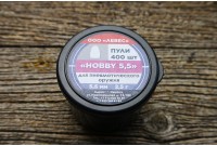 Пули для пневматики Hobby 5,5мм 2,5гр (400шт)