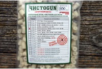 Войлочные патчи ЧИСТО GUN кал. 6,35мм d=7,5мм (500шт)