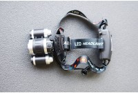 Фонарь налобный аккумуляторный 1 CREE T6+2 CREE T6