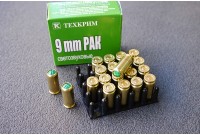 Патрон 9PАK 9x22 холостой, пистолетный Техкрим (20шт)