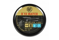 Пули для пневматики RWS R10 MATCH, 4,5мм 0,45 гр (500шт)