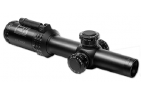 Прицел Bushnell AR Optics 1-4x24, 30мм., сетка BTR, c подсв. 11ур., красн., FFP, рычаг PCL, клик=0,1MIL., черный, 525гр.