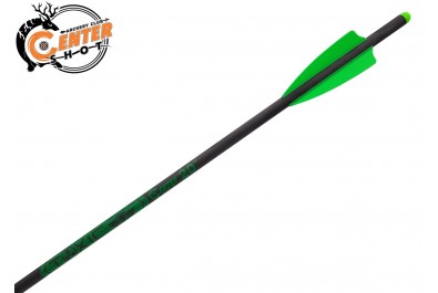 Стрела арбалетная карбоновая Centershot Toxic Carbon 20" Half Moon Nock