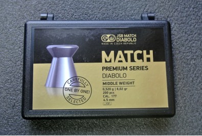 Пули для пневматики JSB Match Premium Middle 4, 5мм 0, 520гр (200шт)