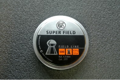 Пули для пневматики RWS Super Field 4, 5мм 0, 54гр (500шт)