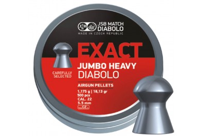 Пули для пневматики JSB Exact Jumbo Heavy Diabolo 5, 52мм 1, 175г (500шт)