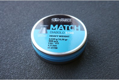 Пули для пневматики JSB Match Diabolo S100 4, 49мм 0, 535г (500шт)