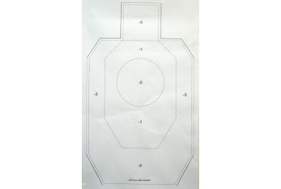 Мишень IDPA 780*460мм бумага 60г