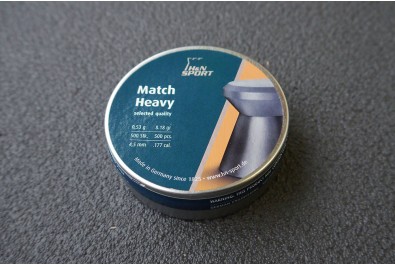 Пули для пневматики H&N Match Heavy 4, 49 мм 0, 53г (500шт)