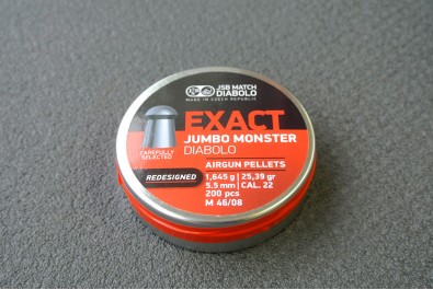 Пули для пневматики JSB Exact Jumbo Monster Diabolo Redesigned 5, 52мм 1, 645г (200шт)