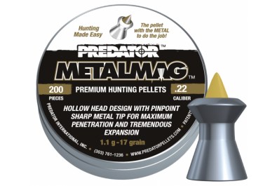 Пули для пневматики JSB Predator Metalmag 5, 5мм 1, 03г (200шт)