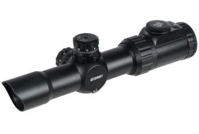 Прицел LEAPERS Accushot Tactical 1-4.5X28, 30мм, грав.Circle Dot, подсв.IE36, кольца, 476гр