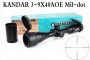 Прицел оптический KANDAR KD 3-9x40 AOME с подсветкой 3 color